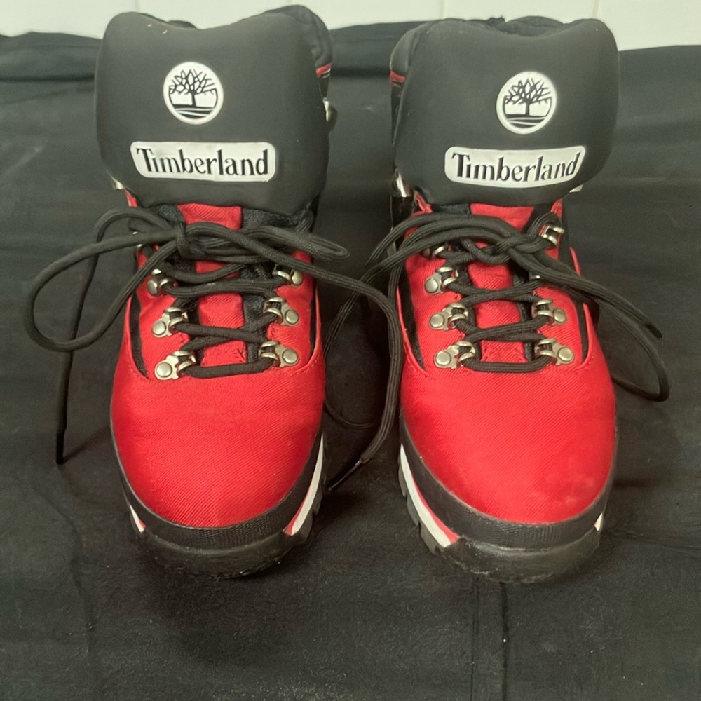 Timberland Euro Hiker A422E Red Jacquard
